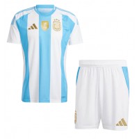 Dres Argentína Domáci pre deti Copa America 2024 Krátky Rukáv (+ trenírky)